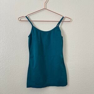 Worthington Suitable Seamless Cami Tank Top Teal Green